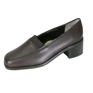 PEERAGE Phyllis Women's Wide Width Leather Comfort Shoes