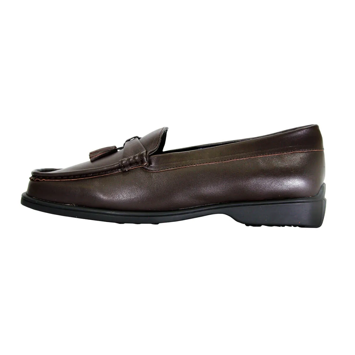 PEERAGE Sonya Women's Wide Width Leather Loafers