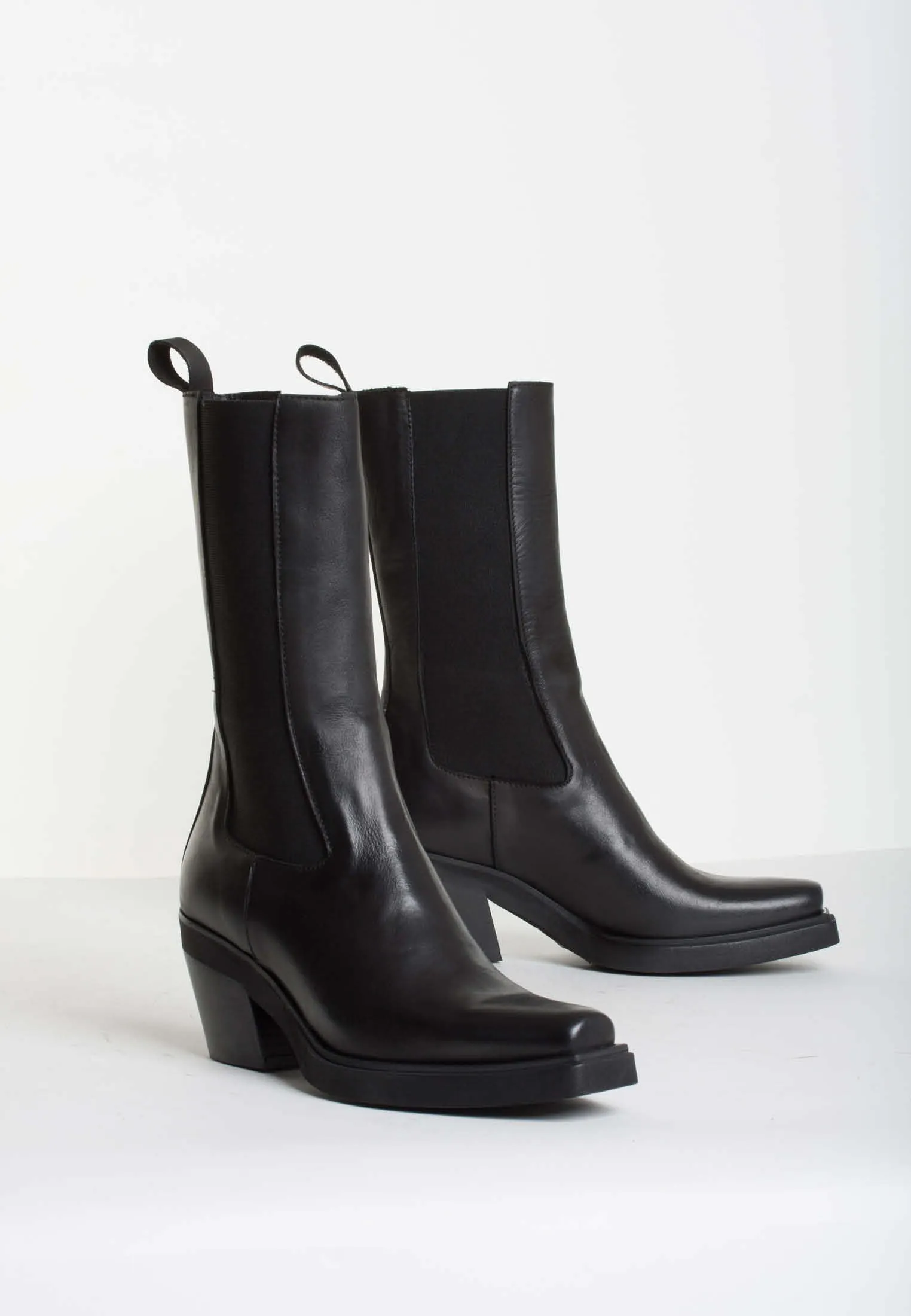 Race Black Ankle Boots