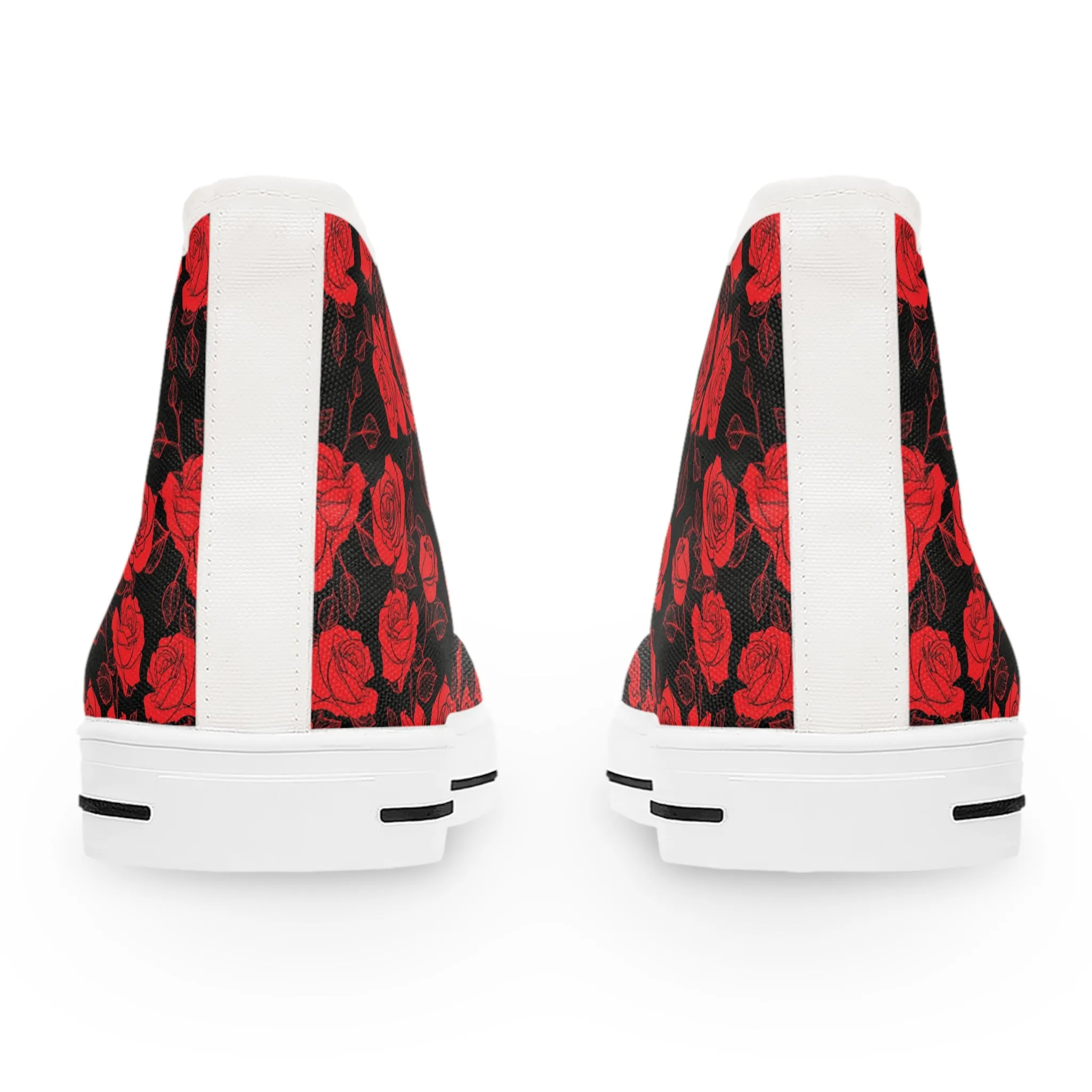 Red Roses Women's High Top Sneakers