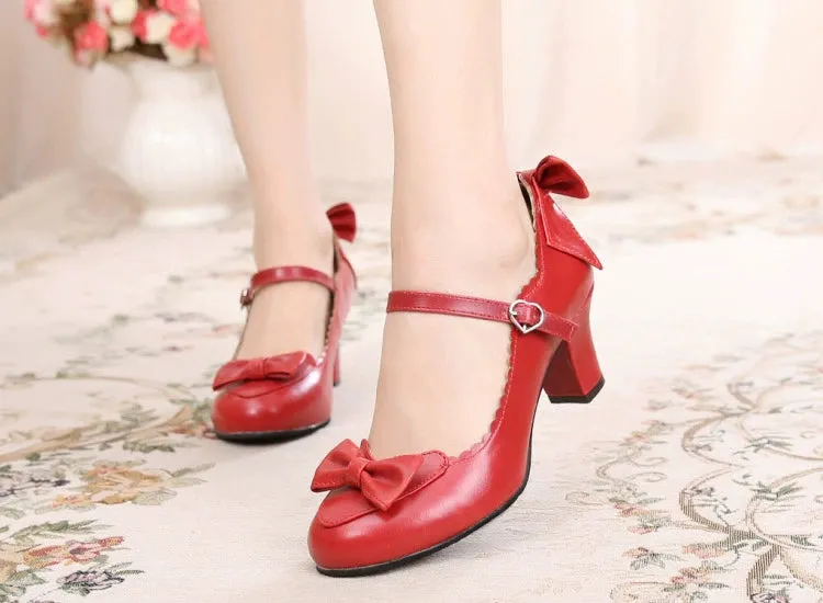 Simple Bow Heels