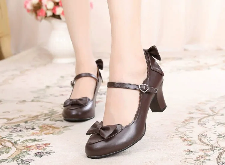 Simple Bow Heels