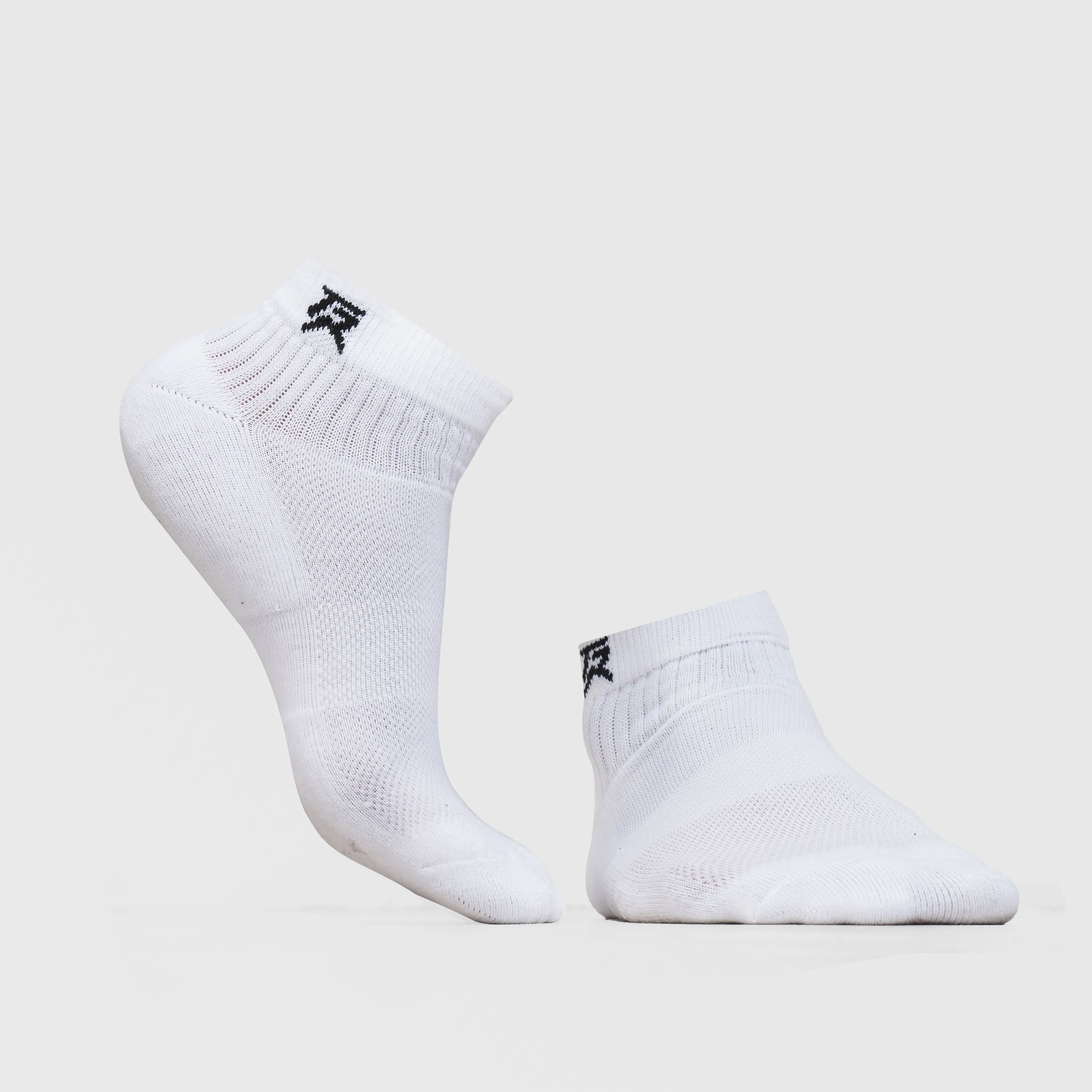 Sneakers Socks 2Pcs (Black   White)