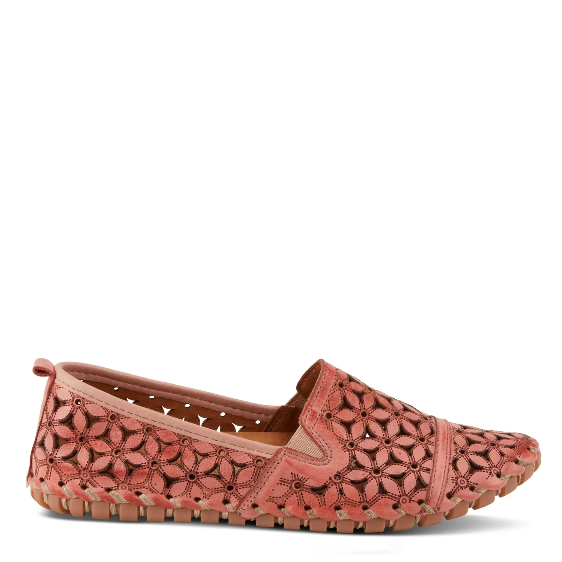 Spring Step Women's Flowerflow Flats - Salmon