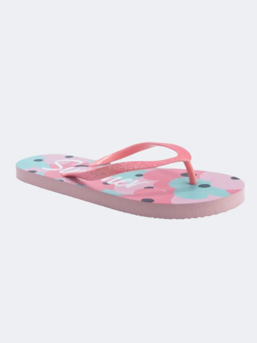 Stamion Mer Pe Girls Beach Slippers Pink