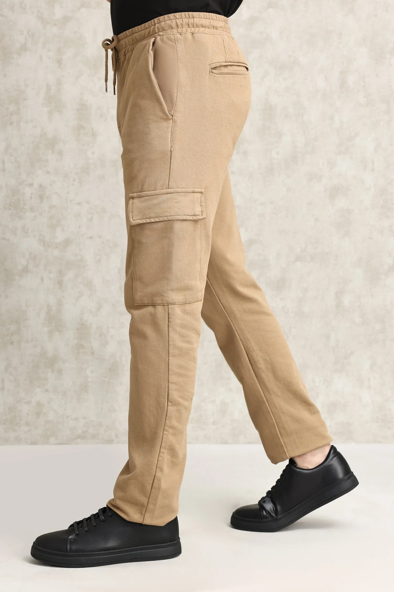 UTILITY-INSPIRED CARGO JOGGERS-Khaki