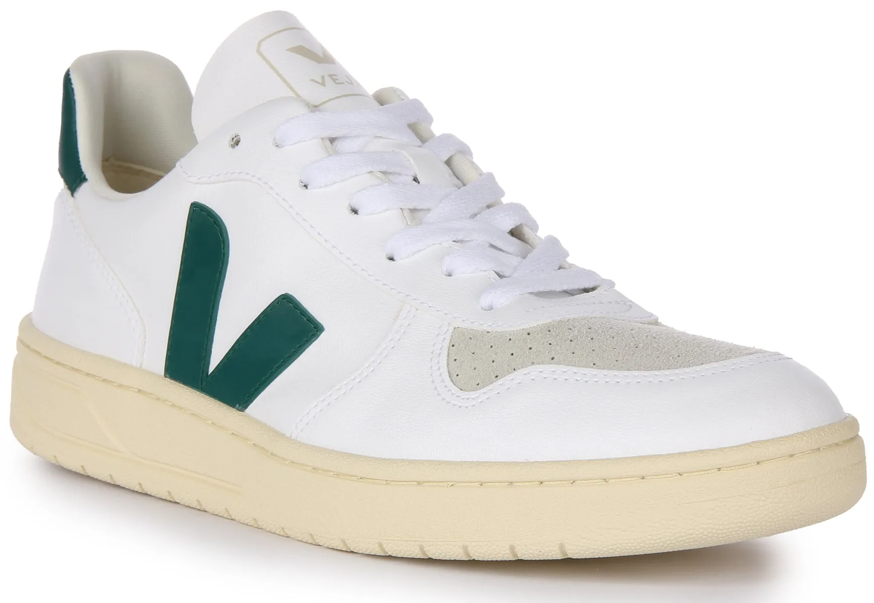 Veja V 10 CWL In White Green For Men