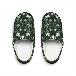 Women's Indoor Slippers - Christmas Mistletoe Botanicals Collection (Kaleidoscope)